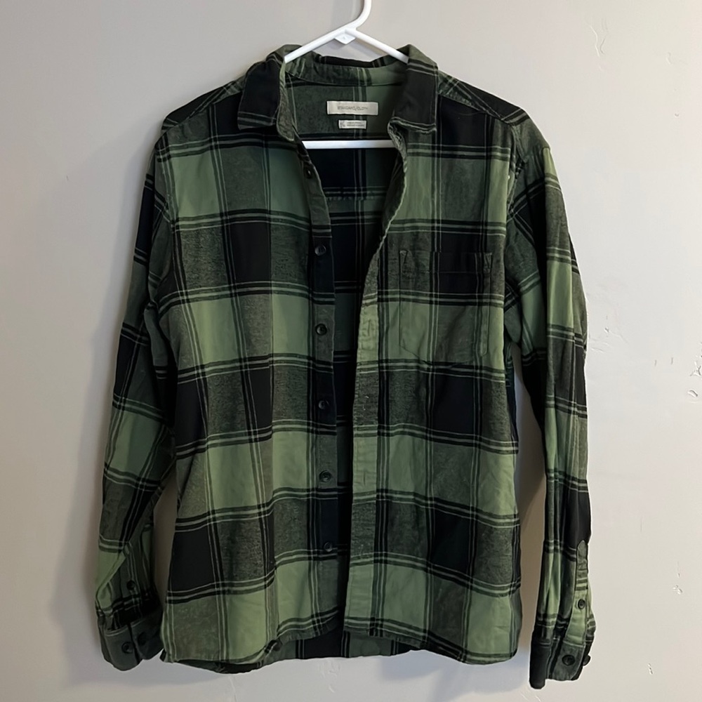 Men’s Green flannel